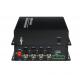 1080p 4 Channel 3G-SDI Fiber Converter with rs485+1Channel Forward Audio Single Mode FC