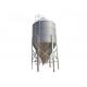 12 Ton Shipping Container Grain Bin / Hot Galvanized Chicken Feed Silo Poultry Farm Support