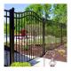 Aluminum Wrought Iron Fences Panels 2.1x2.4m 7x8ft Panel Size 25x25mm Pickets Size