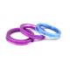 Recyclable 60.1 To 66.1 Aluminum Hub Rings CNC Machined Blue / Purple Color