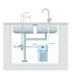 ROHS 0.9W Ultra Filtration Water Purifier Multipurpose Under Sink