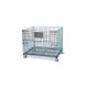 Zinc Plated Warehouse Storage 50x50mm Steel Q235 Wire Mesh Cage