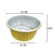Food Container Custom Order Hot Disposable Round Aluminum Foil Cake Baking Cups Sales