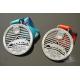 Smooth Back Finisher Metal Award Medals For Holiday Souvenir Decoration
