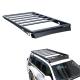 Universal Roof Mount Luggage Carrier for Toyota LC150 LC200 in Black Aluminum Alloy