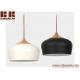 Modern lamps pendant lights Wood and aluminum lamp   diameter 35cm restaurant bar coffee dining room LED   hanging lig