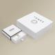 Varnished Satin Lined Rigid Cardboard Sliding Drawer Gift Boxes for Cosmetic Packaging