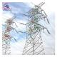 500kv Angle Electric Transmission Tower , A572 Power Electric Tower