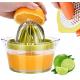 Manual Bulk Kitchen Supplies Orange Lemon Squeezer Juicer With Measuring Cup Grater