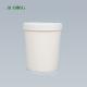 Household White Biodegradable Paper Bowl 8 OZ Waterproof Custom Logo