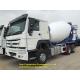 12m3 Mobile Cement Mixer Trucks Sinotruk Howo 6x4 With Left / Right Hand Drive