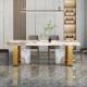 Banquet Hall Dining Room Furnitures 2/4cm Marble Square Dining Table Set