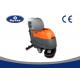 13 Inch Brush Hardwood Floor Cleaner Machine Easy Cleaning Orange / Gray