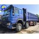 Used HOWO Dump Truck 8X4 12wheel 371HP 380HP 400HP Front Lifting Style Good Condition