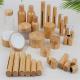 Practical Bamboo Containers For Cosmetics , Lightweight 50g Bamboo Cream Jar