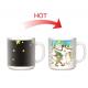 Creative arts and crafts heat activated coffee mug transforming mug