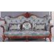 French Style Fabric Picture Luxury Sofa Set Living Room Furniture LS-A607T