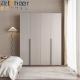 Bedroom Furniture Modern light grey wardrobe Closet Design with Clothes Hanger and Two Doors