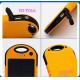 Portable Waterproof Cell Phone Solar Charger 12000mA for iPhone 6 plus CE/FCC/ROHS/MSDS