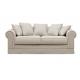 American style Linen fabric upholstery classic 3-seater sofa,lounge chair,living room sofa