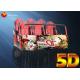 Custom Mobile Cabin Snow Bubble Lighting 5D Cinema System With Electric System