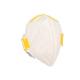 White Disposable Foldable Dust Mask , FFP Rating Dust Masks Hypoallergenic