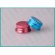 20mm Colorful Aluminum Screw Top Cap For Face Care Emulsion Containers