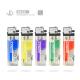 Gas Refillable LED Flint Lighter with Popular Disposable Smoking and Customization