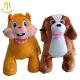 Hansel plush motorized animals and battery happy rides on animal scooter with plush electrical animal toy car