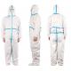 Full Body Disposable Protective Coverall Anti Dust Long Lasting Protection