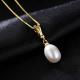 Freshwater Pearl Pendant Necklace in 925 Sterling Silver For Women