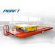 Double track docking Rail Transfer Cart for factory warehouse across material transportation