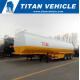 3 Axles 45000L carbon steel Fuel Tank Oil Tanker Gasoline Transport Trailer | TITAN VEHICLE