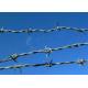 1.6mm HDG Reverse Twist Steel Barbed Wire Border Safety Protection