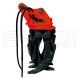 Durable Hydraulic Grapple, Backhoe Log Grapple for Wood and Stone Transportation