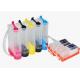 5 Colors Continuous Ink Supply System , Canon 451 Ink Cartridges 16ml / 25ml Volume