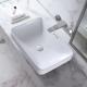 Table Top Basin Bathroom Sink Ceramic Color White Counter Top Hand Rectangular Art Wash Basin