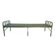 Field Steel Plastic Bed Camp Army Bed Portable Folding Bed Military Green Outdoor Training Bed