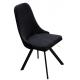 Polyester Upholstered Dining Room Chairs High Density Sponge Bedroom Use