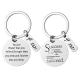 Digital Printed Metal Personalised Silver Keyring Fashionable