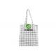 Multi Purpose Large Plastic Tote Bag , Long Handles Foldable Polyester Shopping Bag