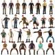 26 PCS People At Work Model Toy Pretend Professionals Figurines Career Figures Individually Hand-Painted People Toys
