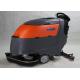 Two 13 Inch Brush Commercial Floor Cleaner Machine Walk Behind With Dryer