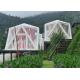 Outdoor Portable Luxury Hotel Triangle Transparent PVC Inflatable Polygon Star Lawn Tent Bubble Camping Tent