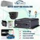 H.265 4CH 1080P HDD Mobile DVR Vehicle CCTV Video Recorder Kit Camera System MDVR