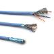 23AWG Blue FTP CAT6A network cable 99.999% OFC conductor ethernet cable