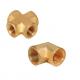 High Pressure Brass Pipe Cross And Elbow Fitting ISO Standard