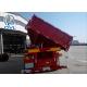 3 Axle 40T Container Flat Side Rollover Semi Dump Trailers / Side Dump Trailer