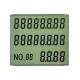 HTN Seven Segment LCD Display With Metal Pin Connector OEM ODM