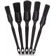 Scratch Free 5 Pack Black Car Cleaning Brushes For Car Interior Or Exterior